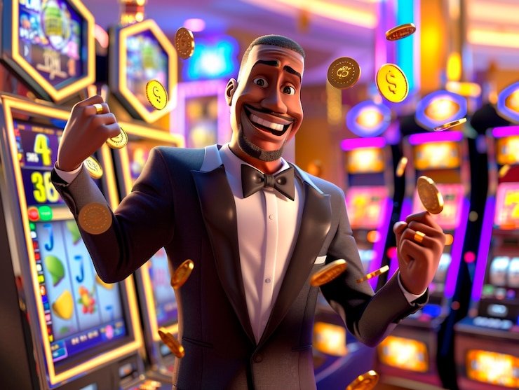 goltogell game lobby displaying slot titles with RTP and volatility badges